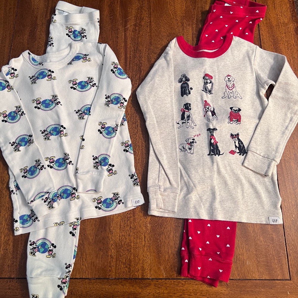 2 Sets - babyGap 100% Organic Cotton PJ Sets